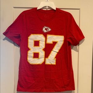 Kansas City Chiefs Travis Kelce Nike Red Tee